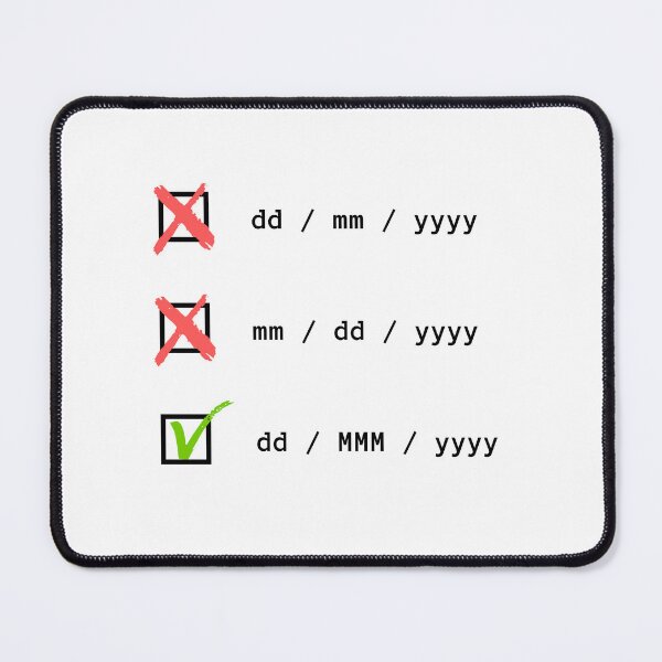Item preview, Funny CRA inside joke - The Only Date Format That Matters designed and sold by FastTrackSelect.