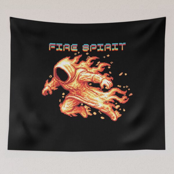 Item preview, Retro design with a fiery spirit designed and sold by Gamershop22025.