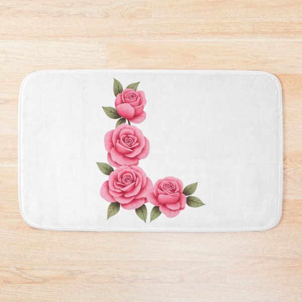 Item preview, Floral letter L with Pink Roses  designed and sold by silviaol.