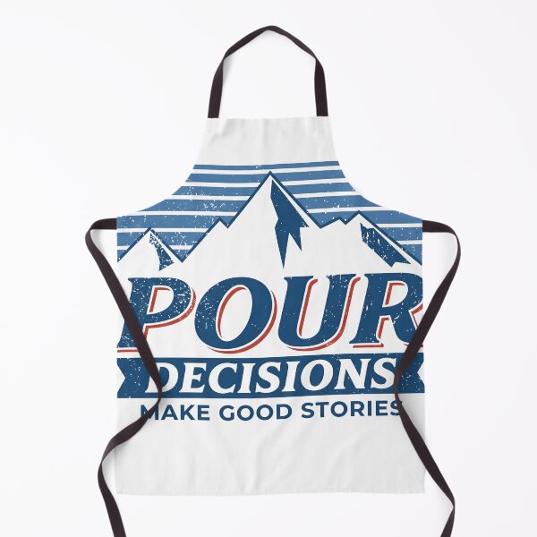 Item preview, Pour Decisions Make Good Stories Funny Quote Vintage Style designed and sold by VGAfanatic.