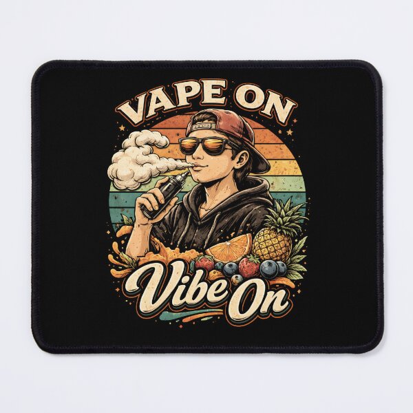 Item preview, Retro Vape Vibe - Vintage Sunset Vaping Design designed and sold by House of Taste Vape Designs.