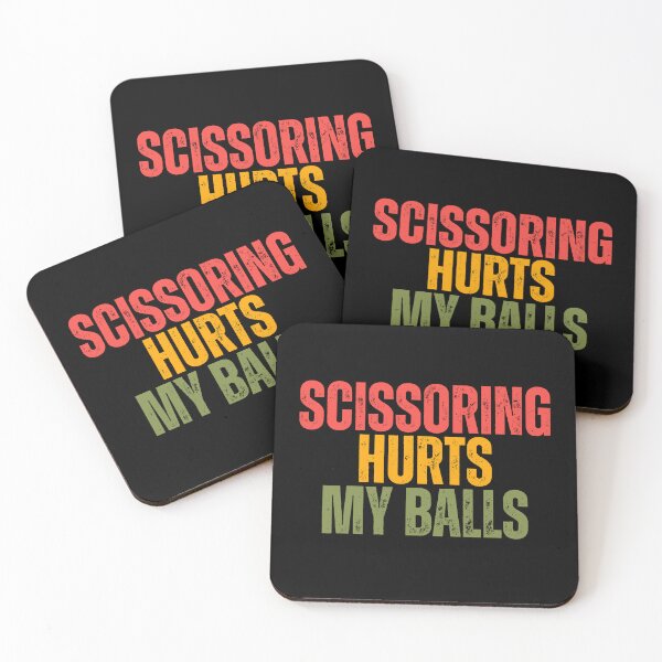 Item preview, Scissoring Hurts My Balls designed and sold by Dondonmart.