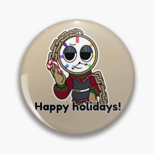 Item preview, Dandy's World Sticker: "Happy holidays!" designed and sold by SNAPPJAWZ.