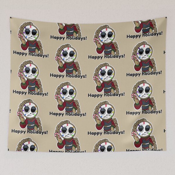 Item preview, Dandy's World Sticker: "Happy holidays!" designed and sold by SNAPPJAWZ.