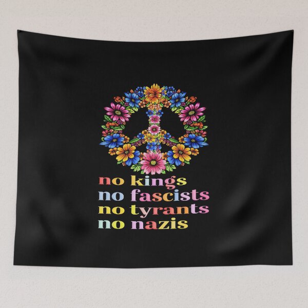 Item preview, No Kings No Fascists No Tyrants No Nazis - Anti-Authoritarian Apparel  designed and sold by gear-posters.