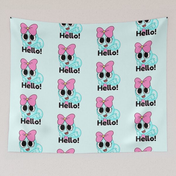 Item preview, Dandy's World Sticker: "Hello!" designed and sold by SNAPPJAWZ.