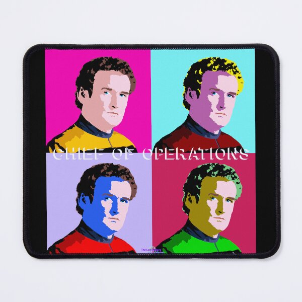 Item preview, Chief obrien Pop art quad designed and sold by Lost Waters of Enceladus.