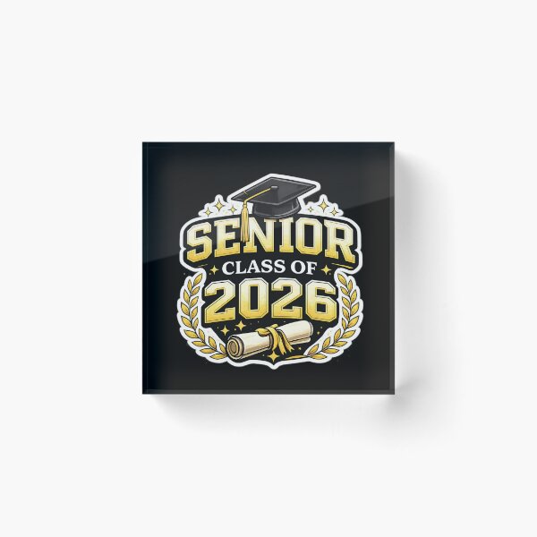 Item preview, Senior Class of 2026 Gold Graduation Design – Bold Grad Cap & Diploma Badge designed and sold by jglobal360.