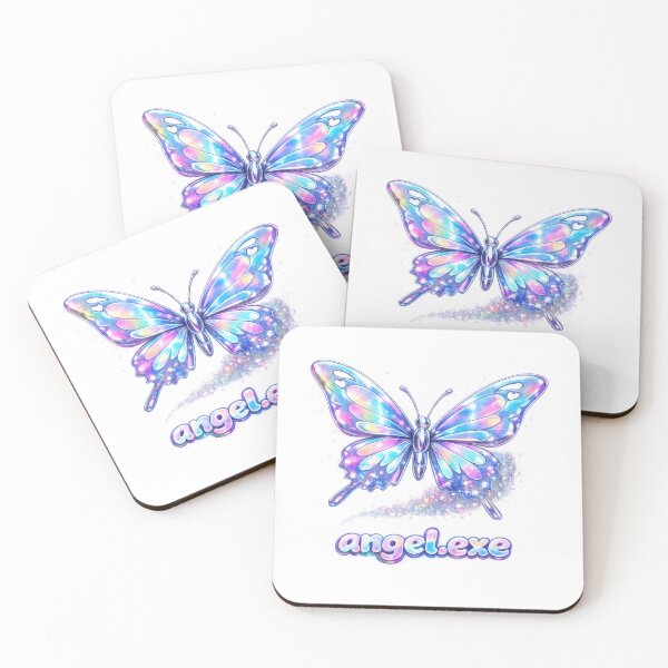 Item preview, Angel.exe Holographic Butterfly Y2K  designed and sold by jgvisualarts.