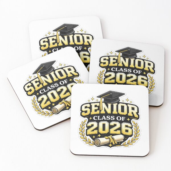 Item preview, Senior Class of 2026 Gold Graduation Design – Bold Grad Cap & Diploma Badge designed and sold by jglobal360.