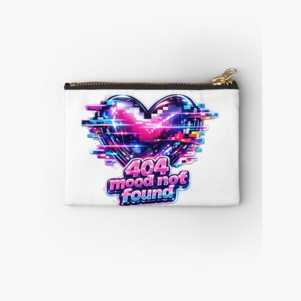Item preview, 404 Mood Not Found Glitch Heart Y2K  designed and sold by jgvisualarts.