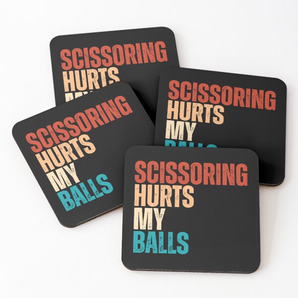 Item preview, Scissoring Hurts My Balls designed and sold by Dondonmart.