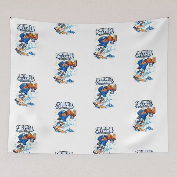 Item preview, Dribble Dreamer – Urban Slam Dunk Style designed and sold by Joyfulfabric.