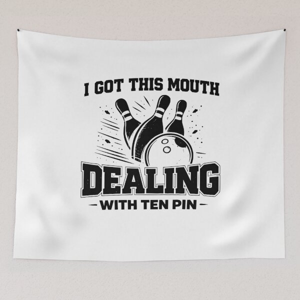 Item preview, I Got This Mouth Dealing with Ten Pin Funny Bowling Design, Bowling League Player Gift, Funny Bowling designed and sold by AsturShop.