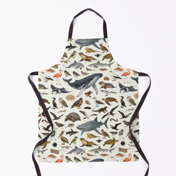 Item preview, Animals of the Galapagos Islands Retro Style Identification Chart designed and sold by kakarikihill.