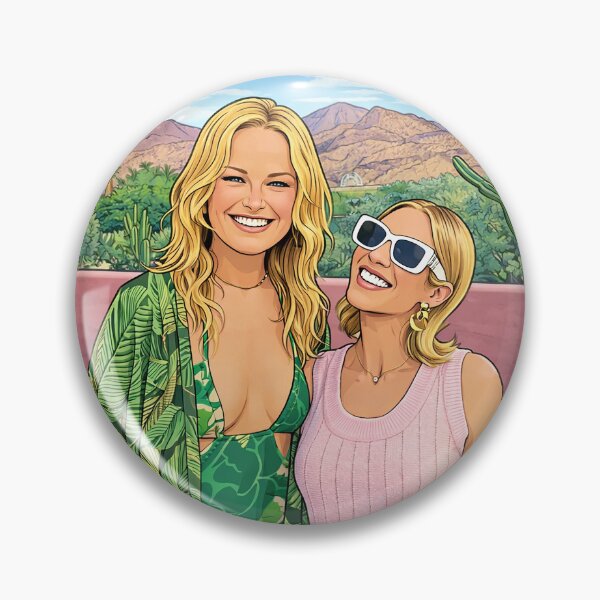 Item preview, Brittany Snow and Malin Akerman from The Hunting Wives under the sun (fan art) designed and sold by PopCultureAndStuff.