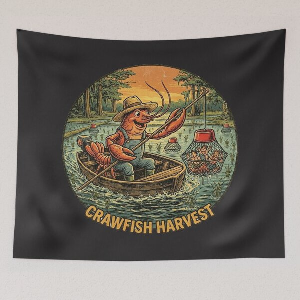 Item preview, Crawfish Harvest designed and sold by Bayou Boogalee Outfitters.