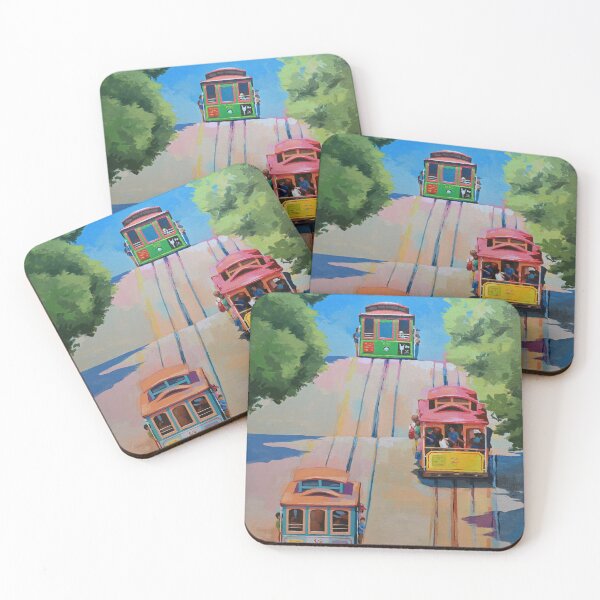 Item preview, San Francisco Cable Cars Painting designed and sold by Steve Haskamp.