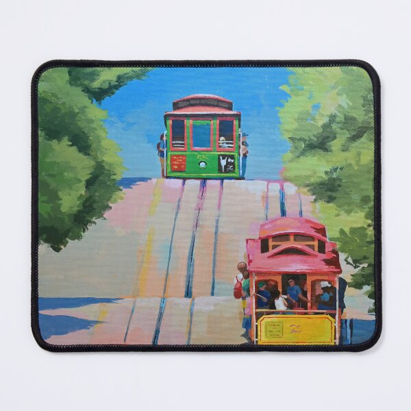 Item preview, San Francisco Cable Cars Painting designed and sold by Steve Haskamp.