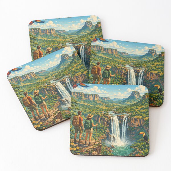 Item preview, Chapada dos Veadeiros National Park – Vintage Travel Poster designed and sold by ElartedeNoel.