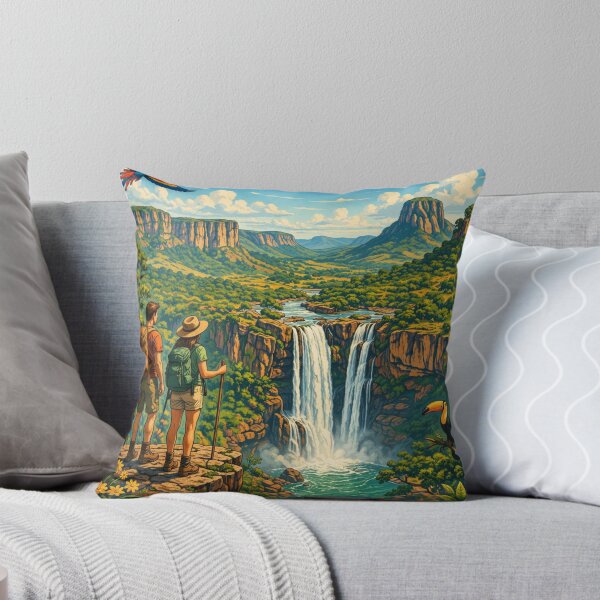 Artikelvorschau, Nationalpark Chapada dos Veadeiros – Vintage-Reiseplakat entworfen und verkauft von ElartedeNoel.