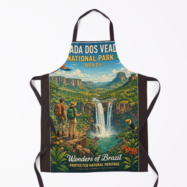 Artikelvorschau, Nationalpark Chapada dos Veadeiros – Vintage-Reiseplakat entworfen und verkauft von ElartedeNoel.
