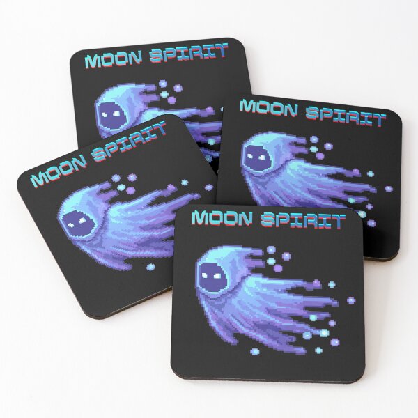 Item preview, Retro-style design of a moon spirit designed and sold by Gamershop22025.