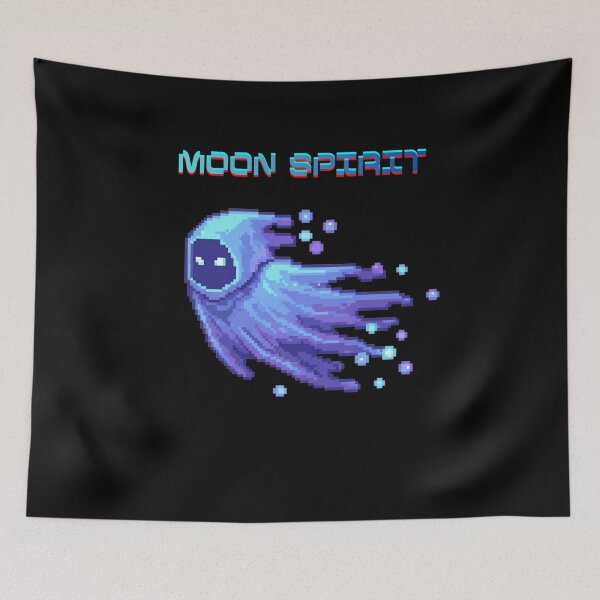 Item preview, Retro-style design of a moon spirit designed and sold by Gamershop22025.