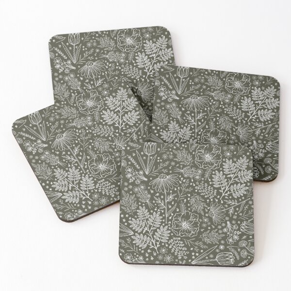 Item preview, Floral seamless olive designed and sold by Created by Kait.