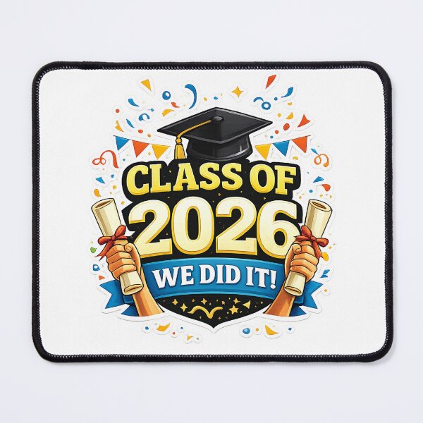 Item preview, Class of 2026 We Did It Graduation Design – Bold Celebration Grad Cap & Diploma Graphic designed and sold by jglobal360.