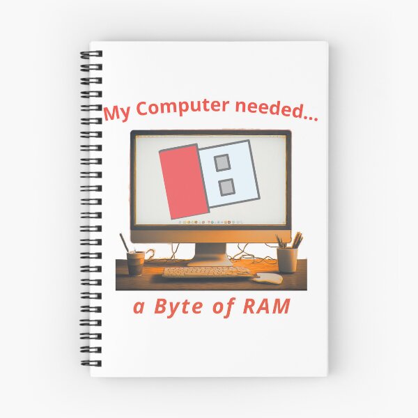 Item preview, Computer needs a Byte, a funny computer gift, for the geek and computer lover designed and sold by PiperParrot.