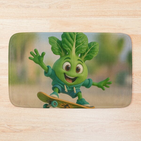 Item preview, Skater Silverbeet designed and sold by Sillytoe.