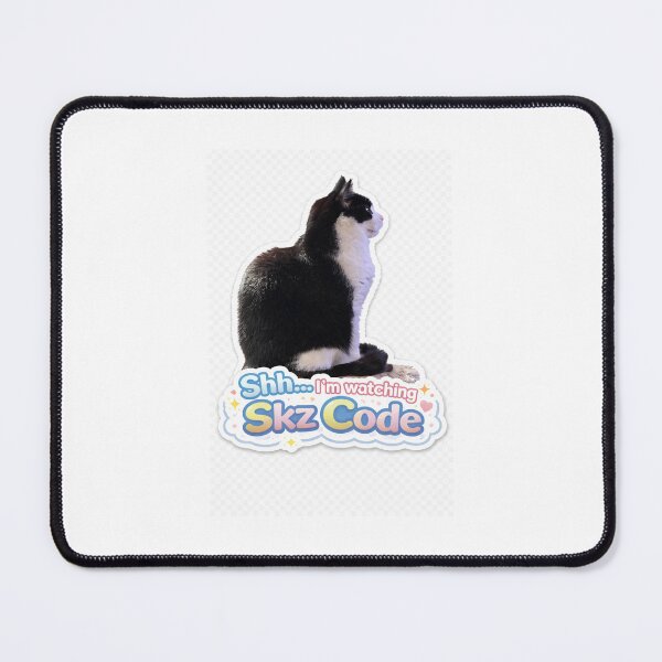 Item preview, Shh I’m Watching SKZ Code – Cute Tuxedo Cat Kpop Fan Design | Cozy STAY Aesthetic designed and sold by Stineacus.