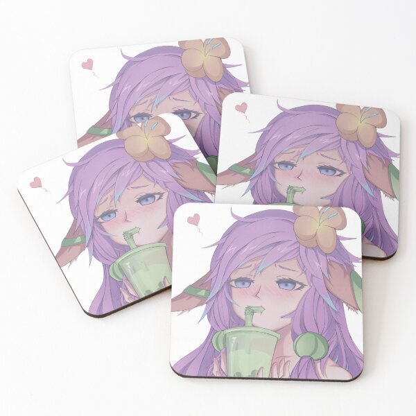 Item preview, Lillia Drinking Boba League Of Legends designed and sold by KomiArts.