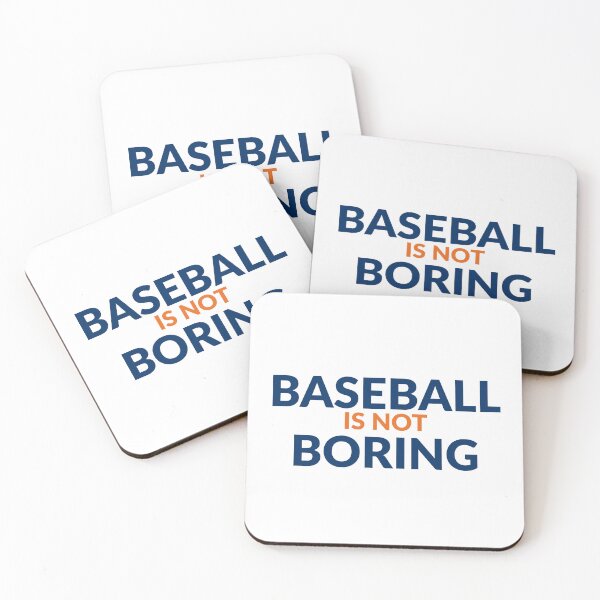 Item preview, Baseball Is Not Boring Houston Astros Colors T-Shirt designed and sold by Bugs-Shirt-Shop.