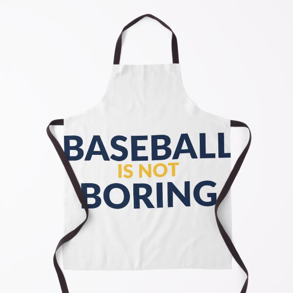 Item preview, Baseball Is Not Boring Brewers Colors T-Shirt designed and sold by Bugs-Shirt-Shop.