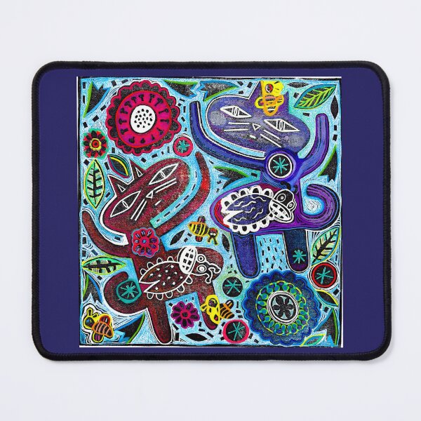Item preview, BlockPrint Cats designed and sold by wackieqwerkie.