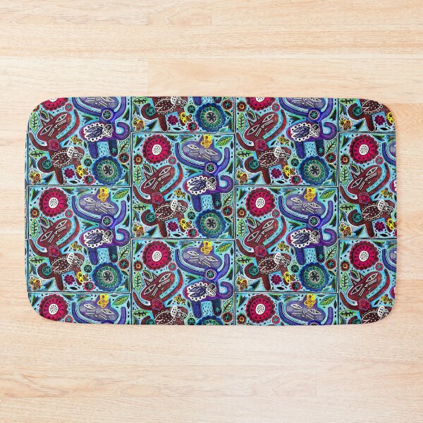 Item preview, BlockPrint Cats designed and sold by wackieqwerkie.