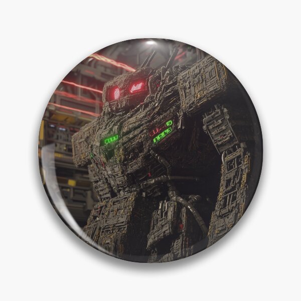 Item preview, Dark Mecha Robot – Neon Dystopia Mech designed and sold by TechDreamscapes.