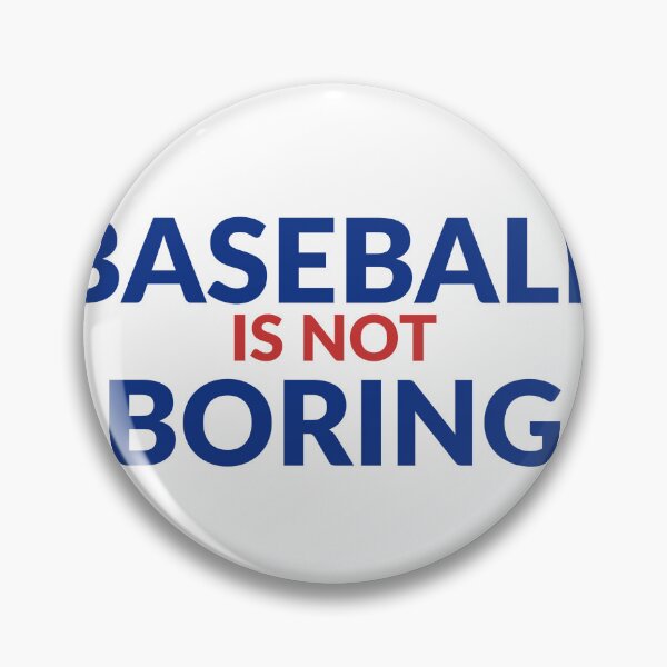 Item preview, Baseball Is Not Boring Cubs Colors T-Shirt designed and sold by Bugs-Shirt-Shop.