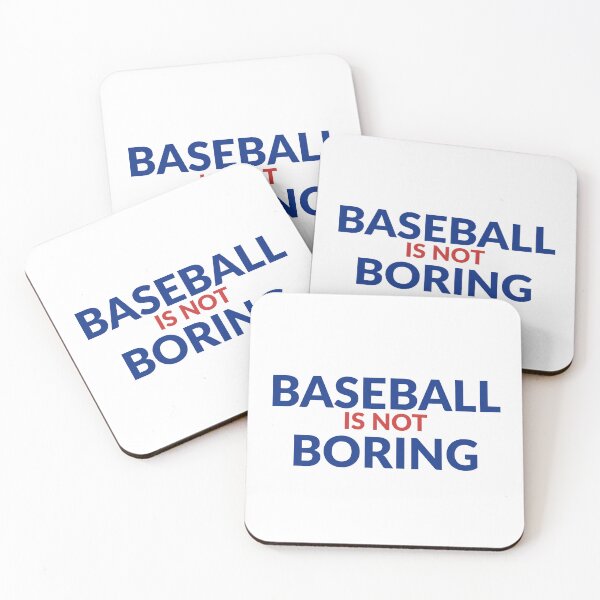 Item preview, Baseball Is Not Boring Cubs Colors T-Shirt designed and sold by Bugs-Shirt-Shop.