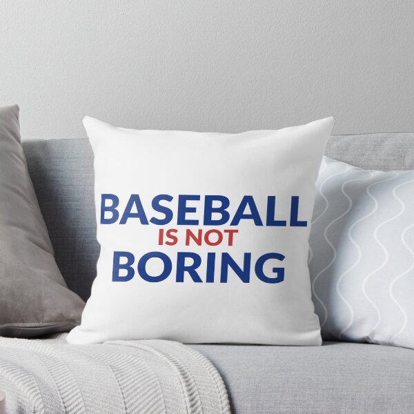 Item preview, Baseball Is Not Boring Cubs Colors T-Shirt designed and sold by Bugs-Shirt-Shop.