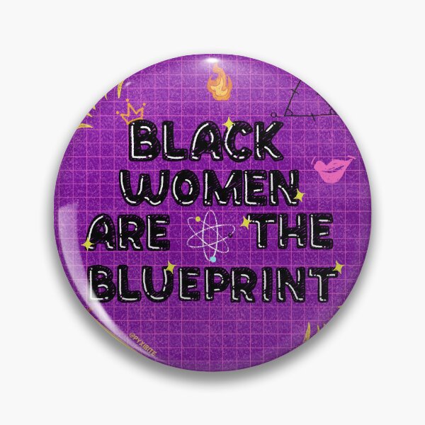 Item preview,  Black Women are the Blueprint - Purple designed and sold by PyxiBite.