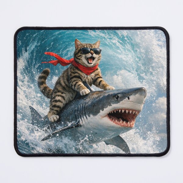 Item preview, Surfing cat designed and sold by ERELTEDEE.