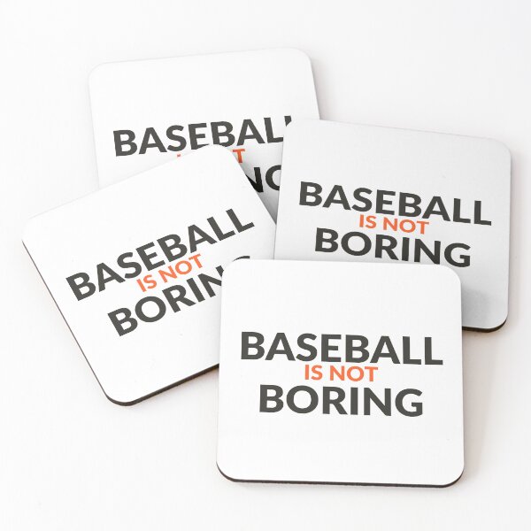 Artikelvorschau, Baseball ist nicht langweilig – Giants-Farben-T-Shirt entworfen und verkauft von Bugs-Shirt-Shop.