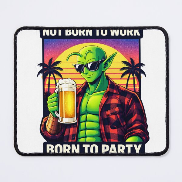 Item preview, Born To Party Retro Alien Vibe Streetwear Design designed and sold by Momentum-Store.
