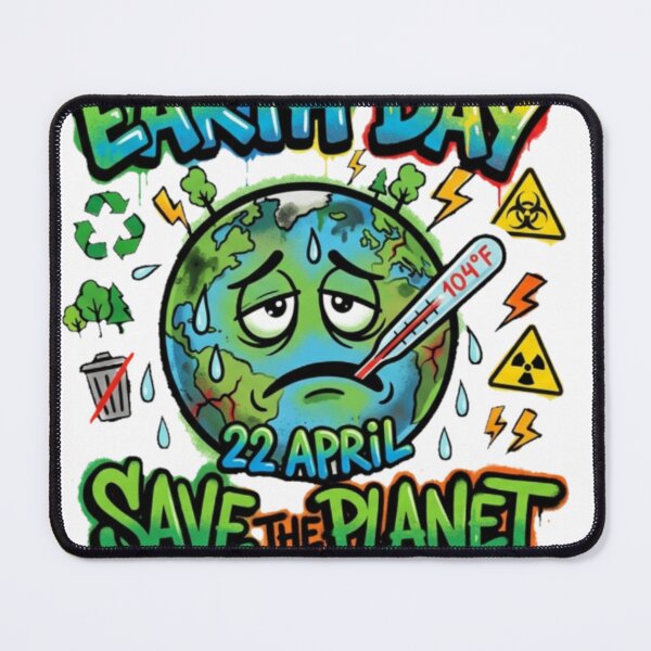Item preview, Heal The Earth Climate Change Awareness Art designed and sold by Yas_oma.