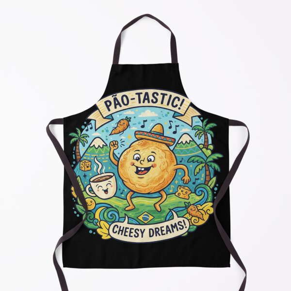 Item preview, Pão-Tastic Cheesy Dreams Brazilian Mascot designed and sold by BlissHalo.