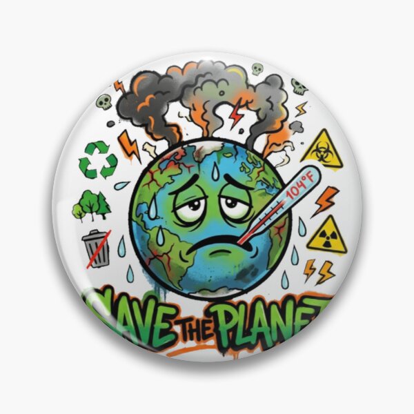 Item preview, Stop Climate Change Sick Globe Cartoon Graphic designed and sold by Yas_oma.