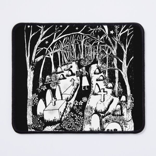 Item preview, Cemetery Cartoon #TheWomanWithThePowerOfBirds designed and sold by hogelstick.